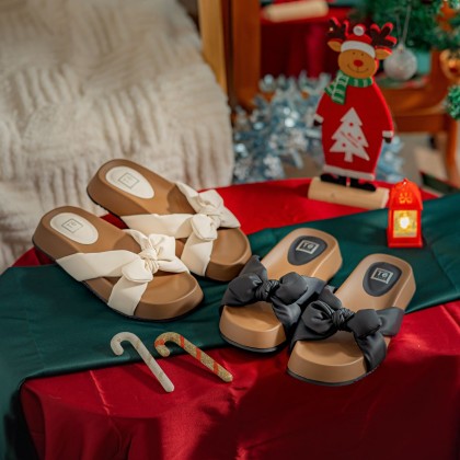 Enhanced Bow Fluffy Sandals 升级版蝴蝶松软拖 Enhanced Bow Fluffy Sandals 升级版蝴蝶松软拖